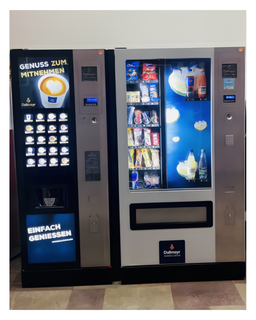 Neue Snack- und Kaffeeautomaten