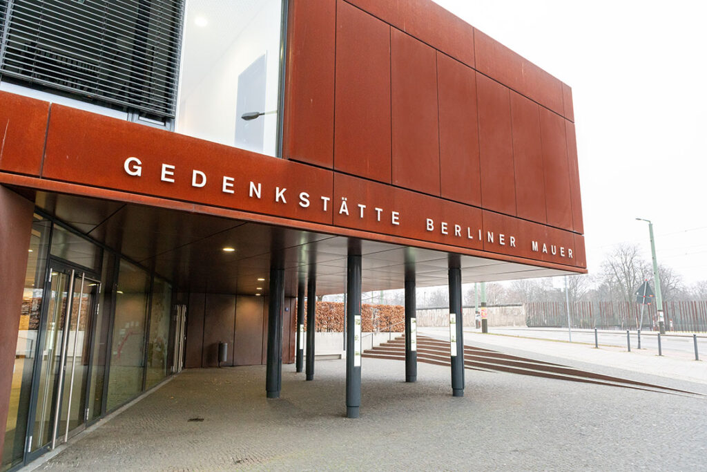 Visitors Center at Berlin Wall Memorial at Bernauer Strasse, Ber
